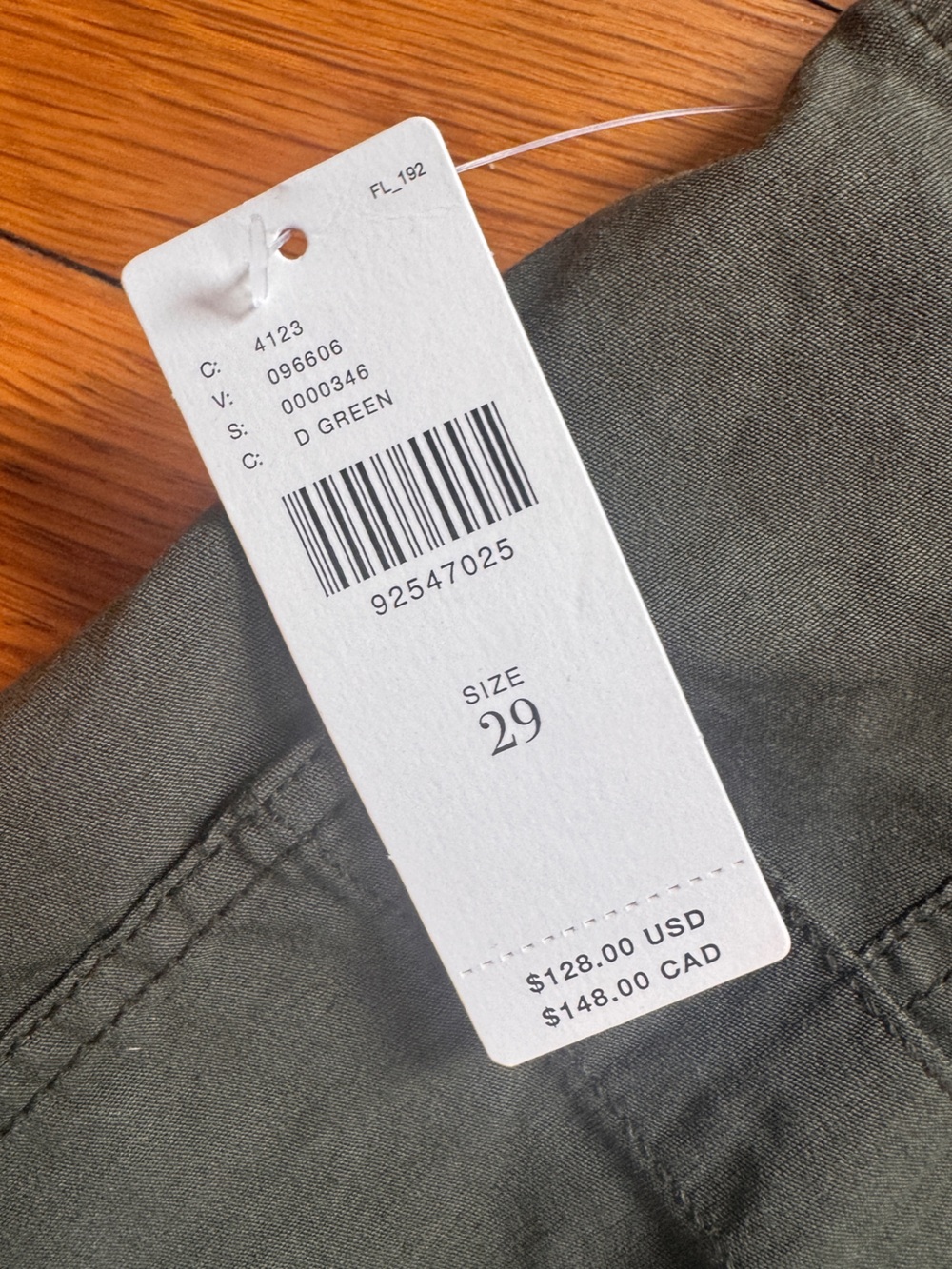 Maeve Olive Green High-Waist Boot-Cut Pants - Picture 6 of 9